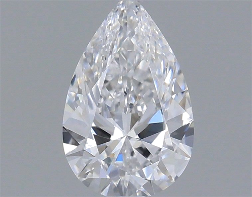 0.3 carat D-VS1 Natūralus Pear Deimantas (1)