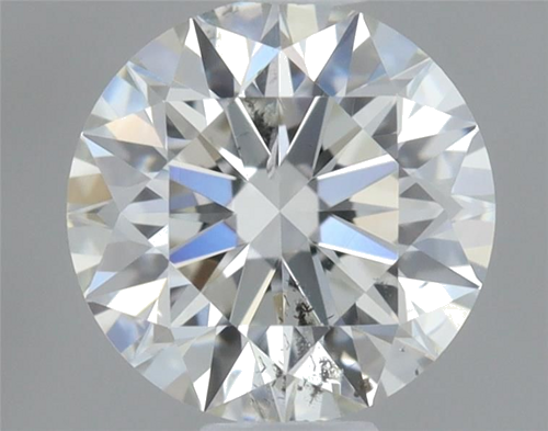 0.42 carat I-SI2 Excellent cut Natūralus Round Deimantas (1)
