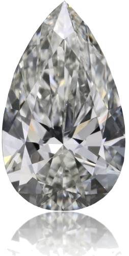 0.41 carat H-VVS1 Natūralus Pear Deimantas (1)