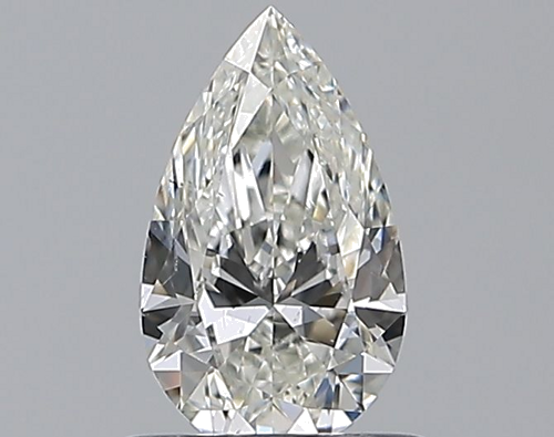 0.6 carat I-SI1 Natūralus Pear Deimantas (1)