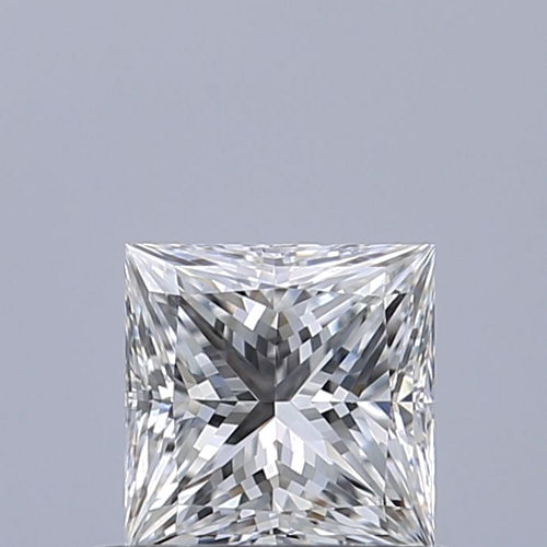 0.53 carat E-VVS2 Natūralus Princess Deimantas (1)