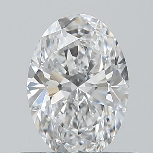 0.5 carat D-SI1 Natūralus Oval Deimantas (1)