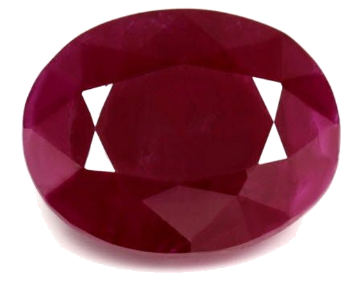 6.81 carat RED Oval Rubinas (1)