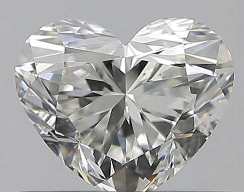0.59 carat H-VS2 Natūralus Heart Deimantas (1)