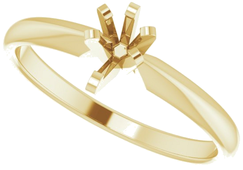 Sužadėtuvių Žiedas „Solitaire“ 14k yellow gold Pear 5.5mm x 3.5mm (5)