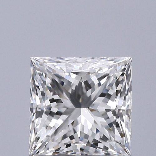 0.76 carat E-VS2 Natūralus Princess Deimantas (1)