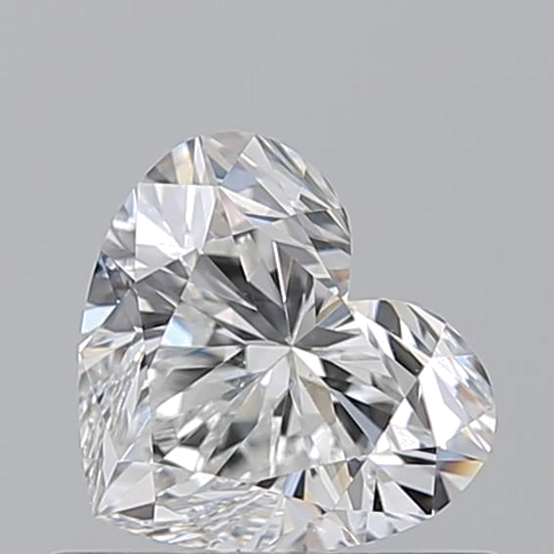 0.64 carat F-SI1 Natūralus Heart Deimantas (1)