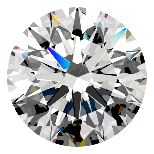 0.32 carat E-VS1 Excellent cut Natūralus Round Deimantas (1)