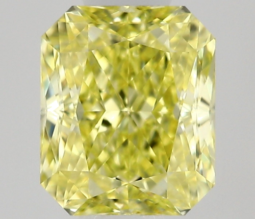 0.5 carat Fancy Intense Yellow-IF Natūralus Radiant Deimantas (1)