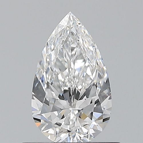 0.6 carat E-VVS2 Natūralus Pear Deimantas (1)