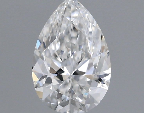0.5 carat E-VVS2 Natūralus Pear Deimantas (1)