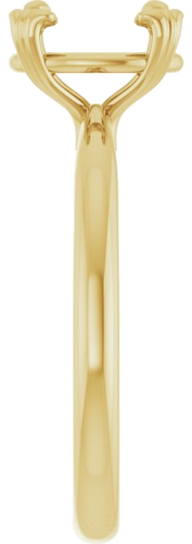 Sužadėtuvių Žiedas „Solitaire“ 14k yellow gold Oval 9mm x 7mm (4)