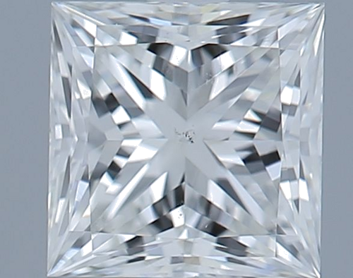 0.52 carat I-SI1 Natūralus Princess Deimantas (1)