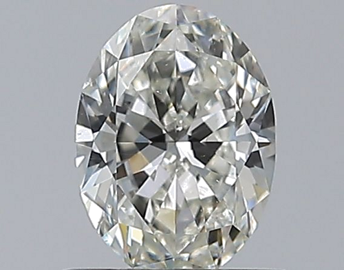0.72 carat I-SI1 Natūralus Oval Deimantas (1)