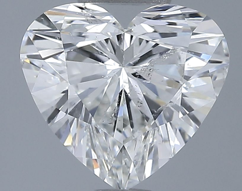 1.51 carat H-SI2 Natūralus Heart Deimantas (1)
