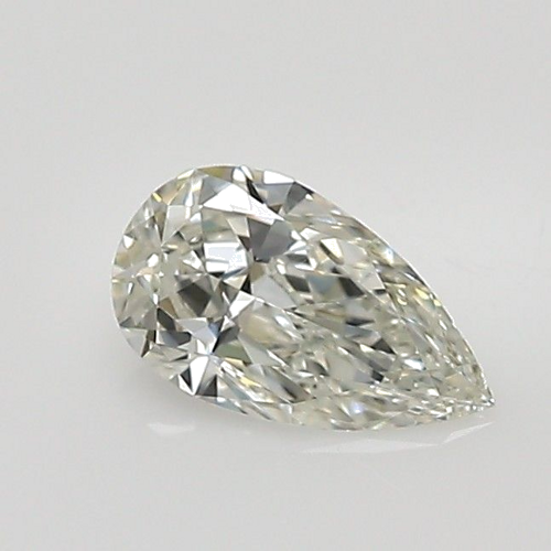 0.38 carat I-VVS2 Natūralus Pear Deimantas (1)
