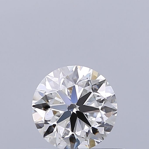 0.5 carat F-VVS2 Very Good cut Natūralus Round Deimantas (1)