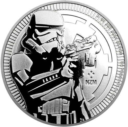 1 oz Star wars Šturmuotojas 2018 Niujė sidabrinė moneta (1)