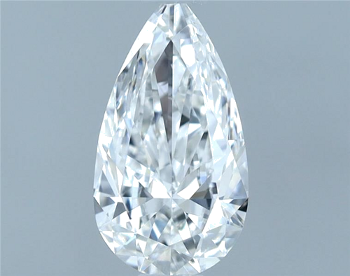 0.64 carat E-VVS1 Natūralus Pear Deimantas (1)