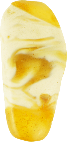 0,85 g Gintaro grynuolis su inkliuzu (2)