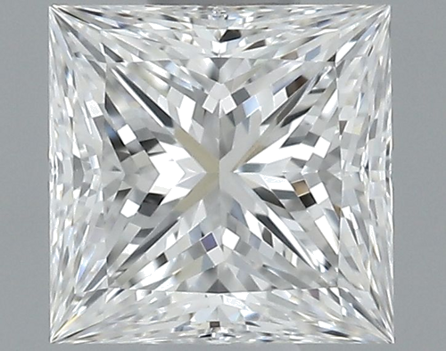 0.6 carat E-VVS2 Natūralus Princess Deimantas (1)
