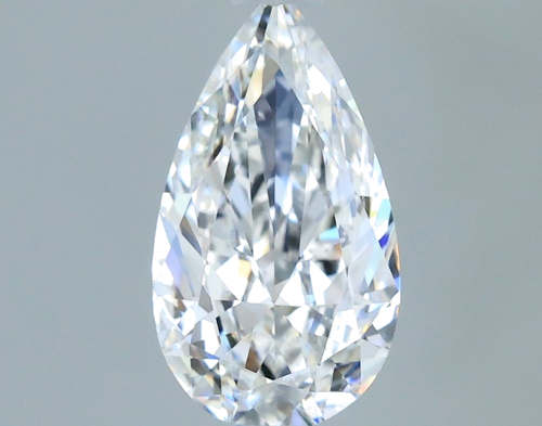0.5 carat D-VS2 Natūralus Pear Deimantas (1)