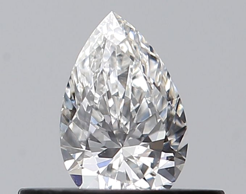 0.3 carat D-VS1 Natūralus Pear Deimantas (1)