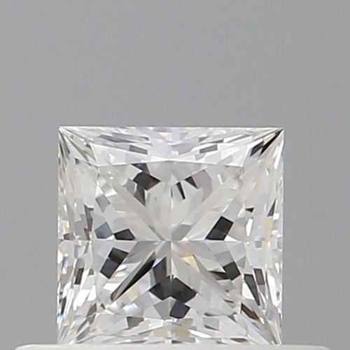 0.46 carat E-VVS2 Natūralus Princess Deimantas (1)