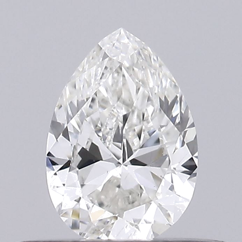 0.3 carat H-VS2 Natūralus Pear Deimantas (1)