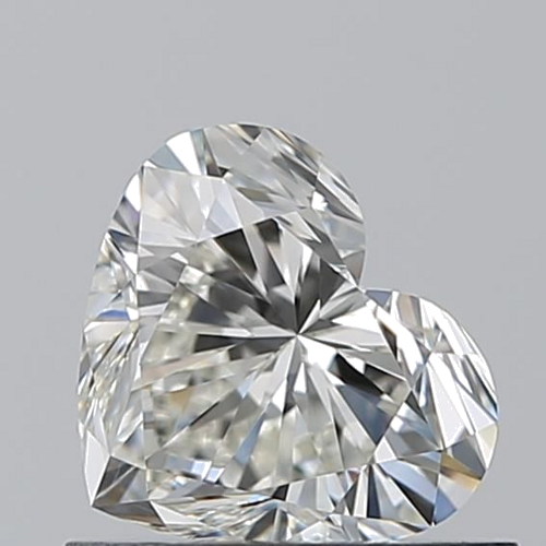 0.7 carat J-VVS2 Natūralus Heart Deimantas (1)