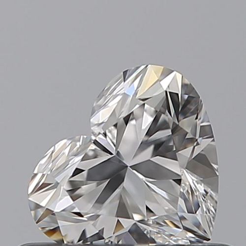0.44 carat E-VVS1 Natūralus Heart Deimantas (1)
