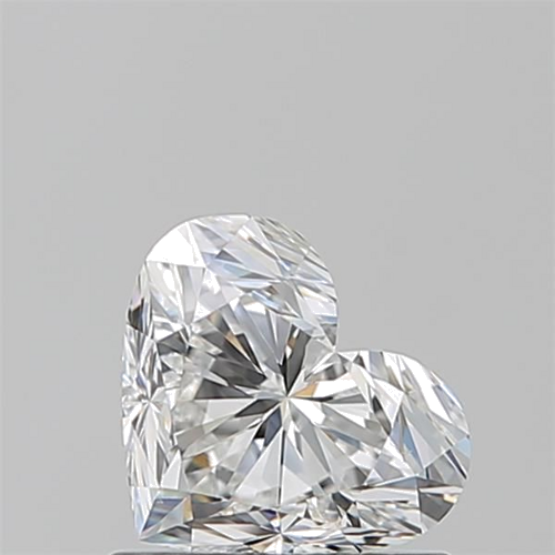 0.9 carat F-VVS1 Natūralus Heart Deimantas (1)