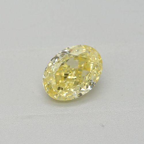 0.43 carat Fancy Intense  Yellow-VS1 Natūralus Oval Deimantas (1)