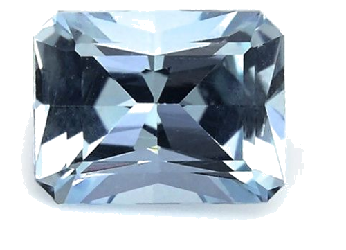 0.44 carat BLUE Radiant Aquamarine (1)