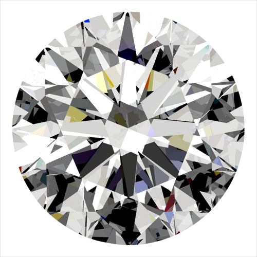 0.33 carat F-SI2 Excellent cut Natūralus Round Deimantas (1)