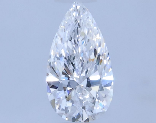 0.25 carat D-VS1 Natūralus Pear Deimantas (1)