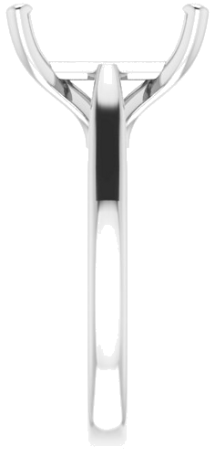 Sužadėtuvių Žiedas „Solitaire“ 585 Baltojo Aukso Emerald 12mm x 10mm (4)