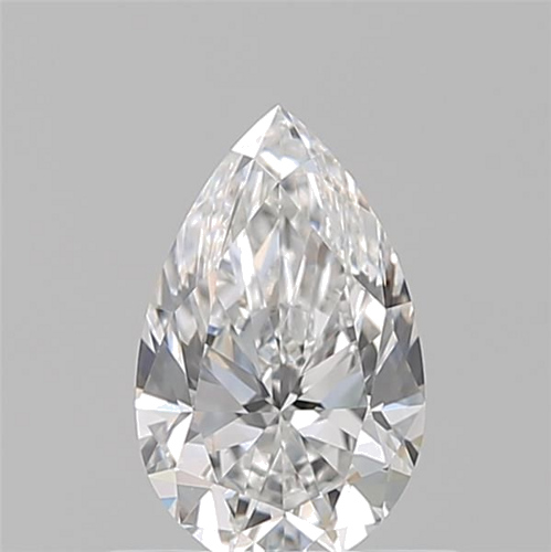 0.57 carat F-VS1 Natūralus Pear Deimantas (1)