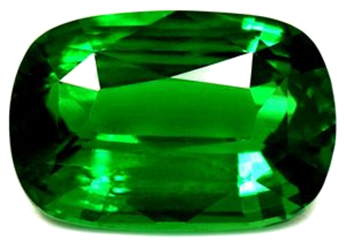 3.13 carat GREEN Cushion Garnet (1)