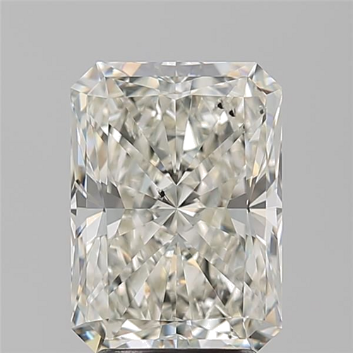 3.07 carat K-SI2 Natūralus Radiant Deimantas (1)