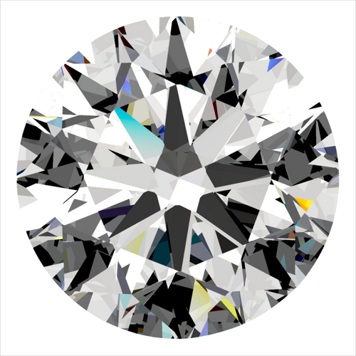 0.3 carat I-SI1 Excellent cut Natūralus Round Deimantas (1)