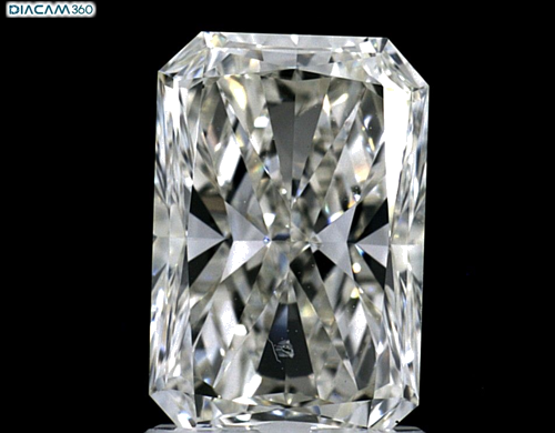 1.77 carat K-SI2 Natūralus Radiant Deimantas (1)