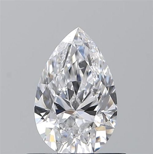 0.7 carat D-VS2 Natūralus Pear Deimantas (1)