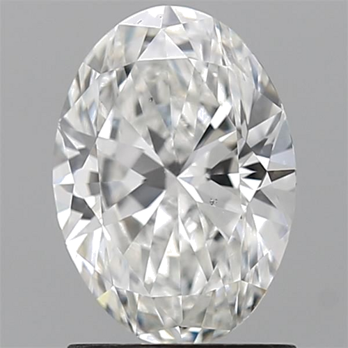 1.5 carat F-SI1 Natūralus Oval Deimantas (1)