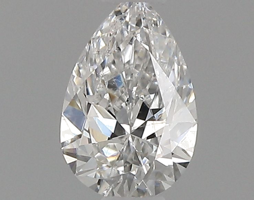 0.37 carat F-SI1 Natūralus Pear Deimantas (1)