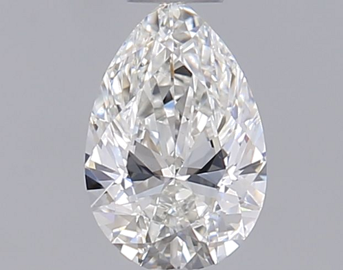 0.32 carat G-VVS2 Natūralus Pear Deimantas (1)