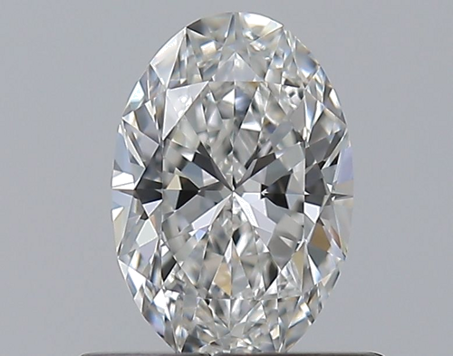 0.52 carat F-VVS1 Natūralus Oval Deimantas (1)
