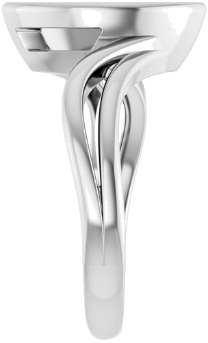 Sužadėtuvių Žiedas „Bezel-Set“ 10k white gold Marquise 13mm x 6.5mm (4)