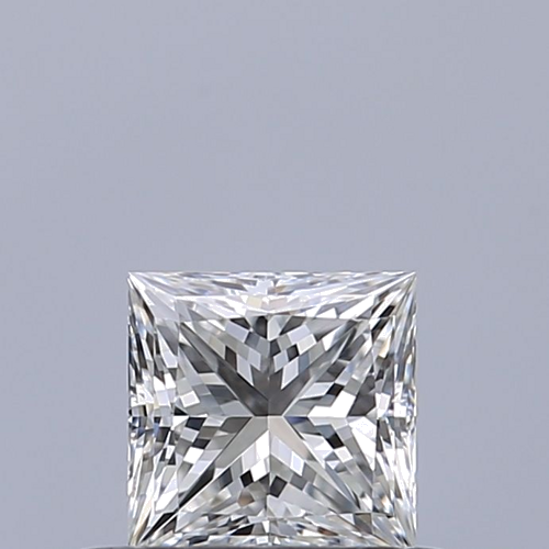 0.41 carat E-VVS2 Natūralus Princess Deimantas (1)