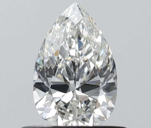 0.5 carat H-VS1 Natūralus Pear Deimantas (1)